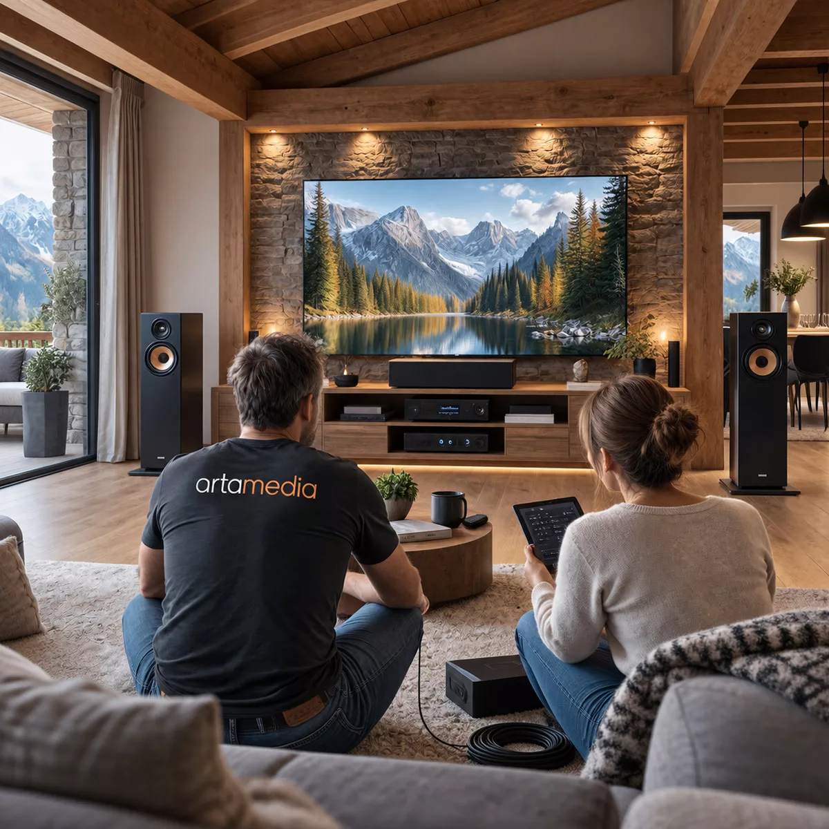 Installation d'équipements audiovisuels